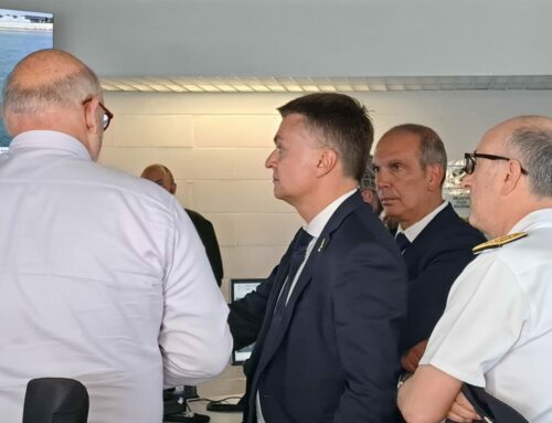 Il Viceministro alle Infrastrutture e ai Trasporti, Edoardo Rixi, visita il Mose